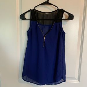 Charlotte Russe Zipper Top